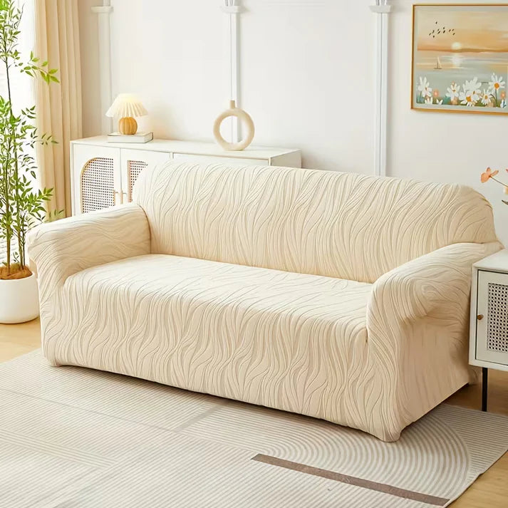 Floral Velvet Touch Sofa Cover