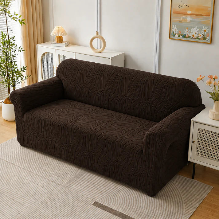 Floral Velvet Touch Sofa Cover