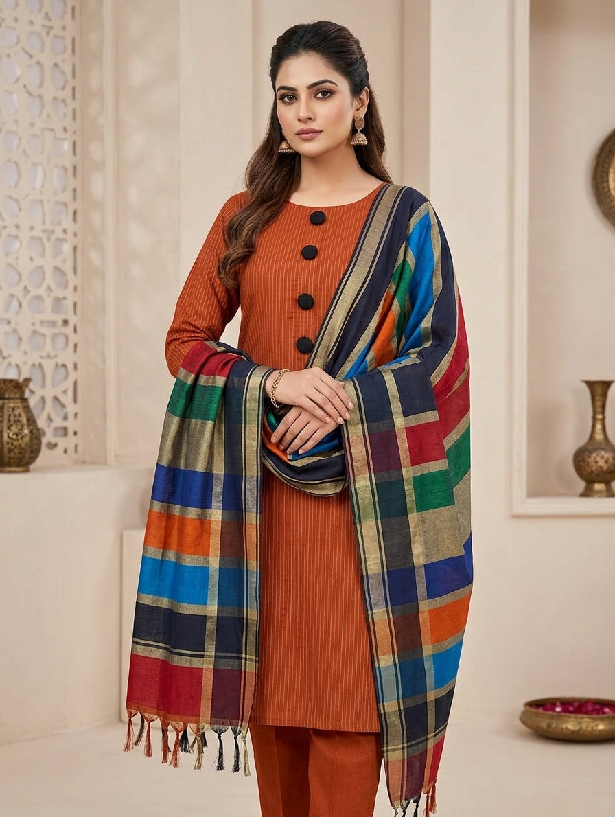 3PC Dress Multani Khaadi Sussi