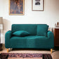 Bubble Stuff Fitted Sofa Cover | Copper Color | Sofa Slipcover, Modern Ruffle Trim Stretchy Stretch Sofa Slipcover For Home