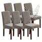 New Soft Velvet Wave Design Fitted Dinning Chair Covers