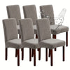 New Soft Velvet Wave Design Fitted Dinning Chair Covers
