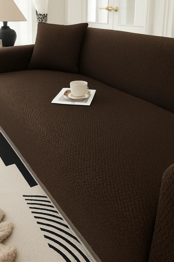 Jacquard Stripe Sofa Cover