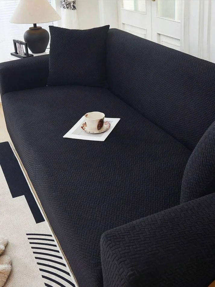 Jacquard Stripe Sofa Cover