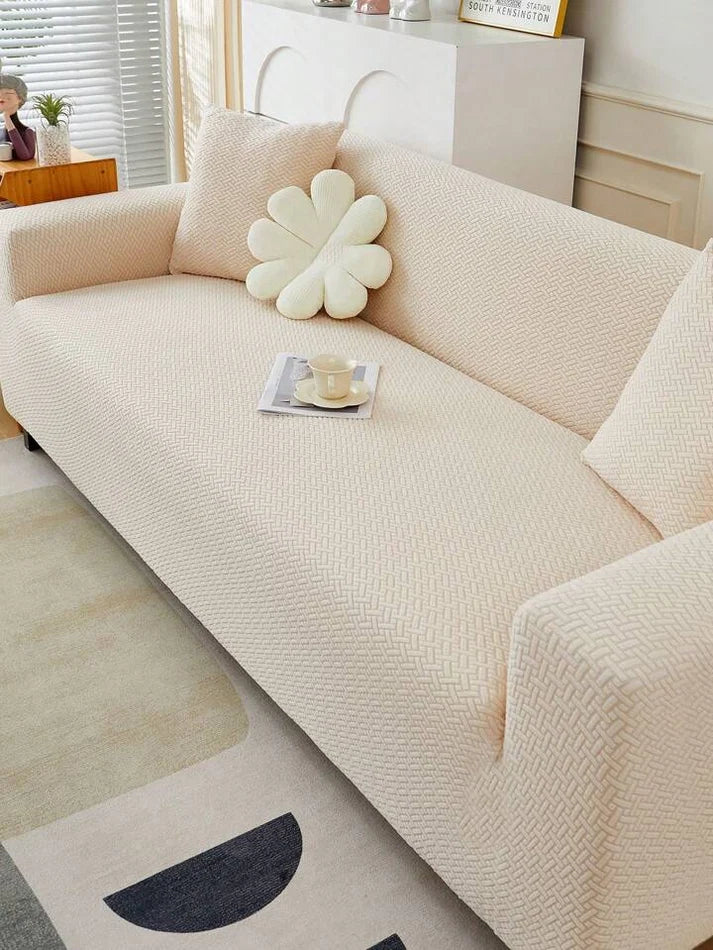 Jacquard Stripe Sofa Cover