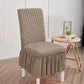 Ruffle Design Dinning Chair Covers