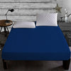 Cotton Quilted Waterproof Mattress Cover | Blue Color | for Kids Adults, Washable Hypoallergenic Mattresses cover Fit Up To 6-12 inch Deep Pocket Queen & King Size
