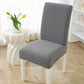 New Thickend Velvet Strip Design Fitted Dinning Chair Covers