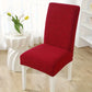 New Thickend Velvet Strip Design Fitted Dinning Chair Covers