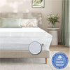 Terry Cotton Waterproof Mattress Zipper | White Color - 100% Waterproof-Cotton Terry Fabric Mattress Pad Cover Encasement – Six-Sided Enhanced Protection