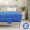 Terry Cotton Waterproof Mattress Zipper | Blue Color - 100% Waterproof-Cotton Terry Fabric Mattress Pad Cover Encasement – Six-Sided Enhanced Protection