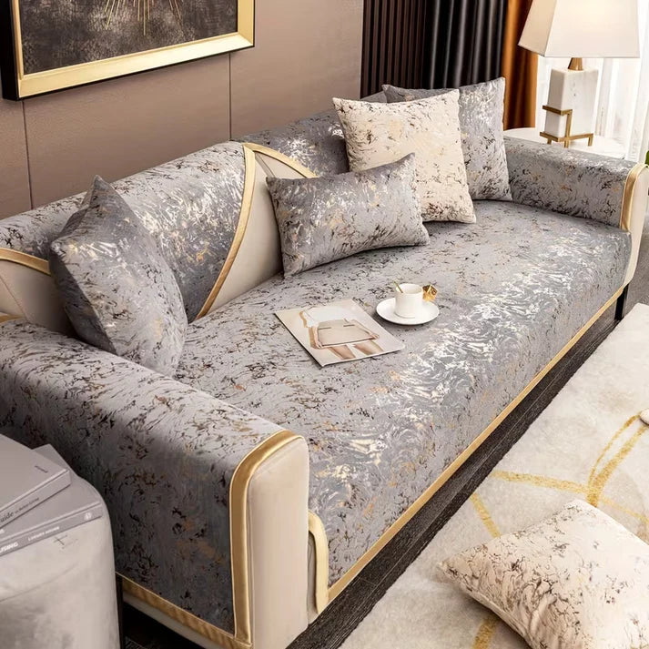 Modern 100% Velvel Texture Design Sofa Sheets