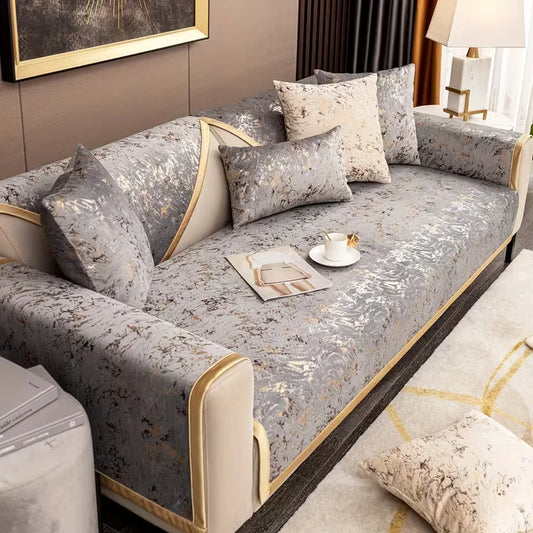 Modern 100% Velvel Texture Design Sofa Sheets