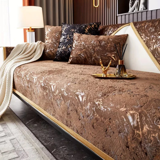Modern 100% Velvel Texture Design Sofa Sheets
